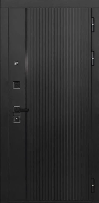 Входная дверь ДвериПРО L-45 ФЛЗ-649 капучино (зеркало) DPRO201271 внешняя сторона