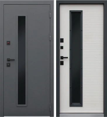 Дверь Тренто с Окном Терморазрыв 3К