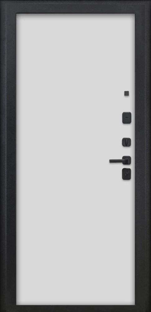 Входная дверь ДвериПРО L-3b Гладкая белый матовый DPRO220833 внутренняя сторона