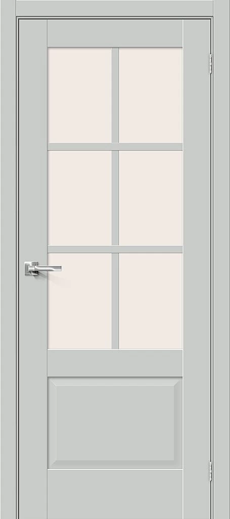 Фото Межкомнатная дверь Прима-13.0.1 Grey Matt BR4678
